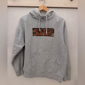 5.11 Pullover Hoodie with Camo graphic print. Size Large.